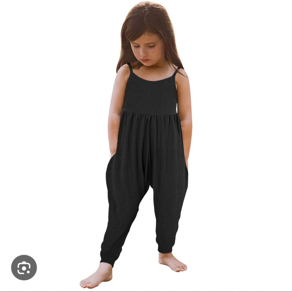 Crinkle-Jersey Wide-Leg Jumpsuit for Toddler Girls 4T